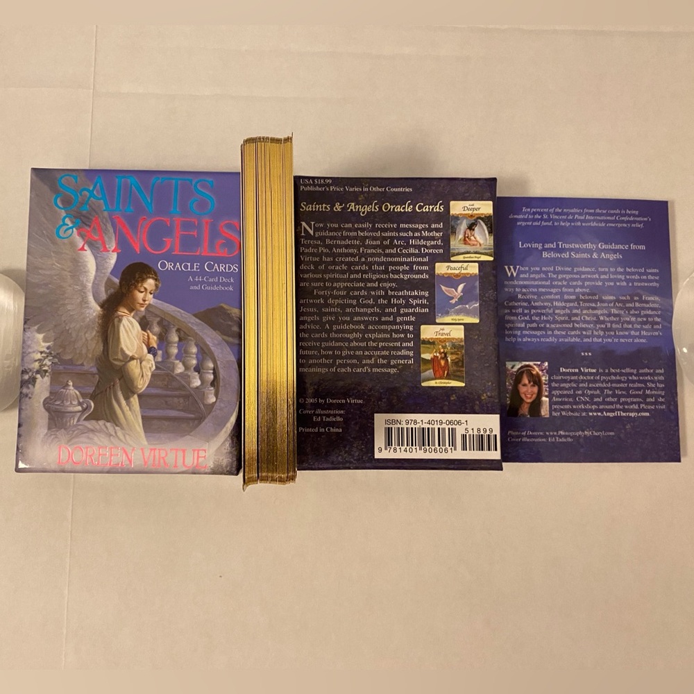 Doreen Virtue Saints & Angels Oracle Cards November 1, 2005 Hay House Publishing